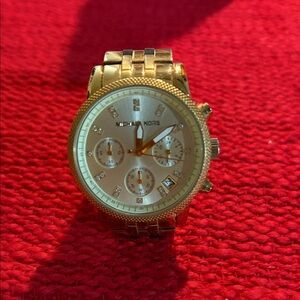 Michael Kors Gold Chronograph Watch